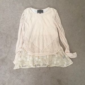 Saturday in Brooklyn cream light sweater